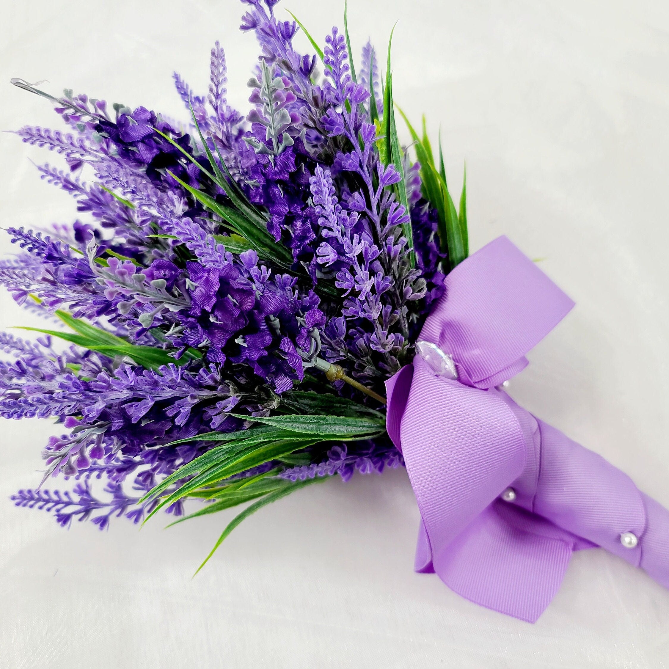 Artificial lavender bouquet for wedding/ prom