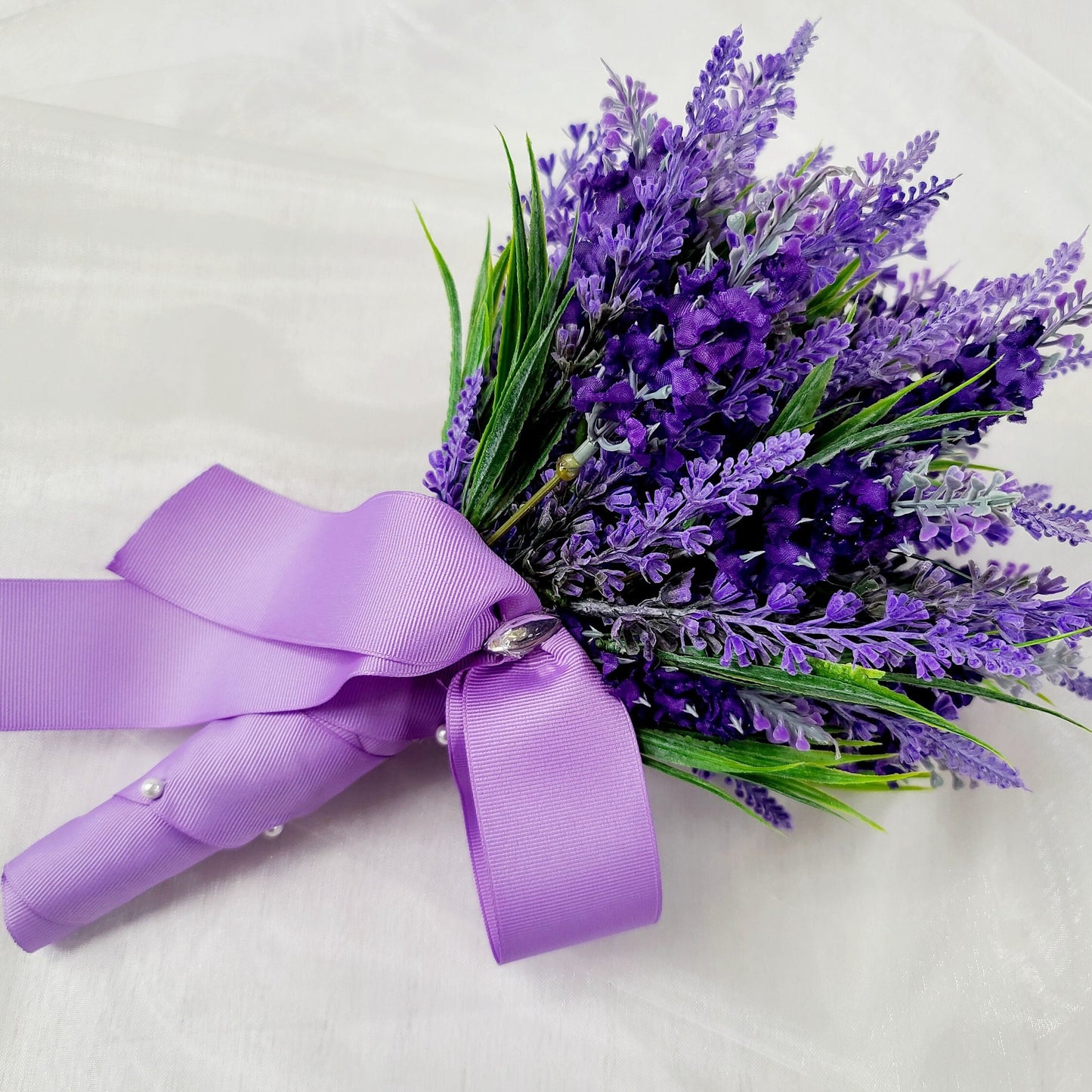 Artificial lavender bouquet for wedding/ prom