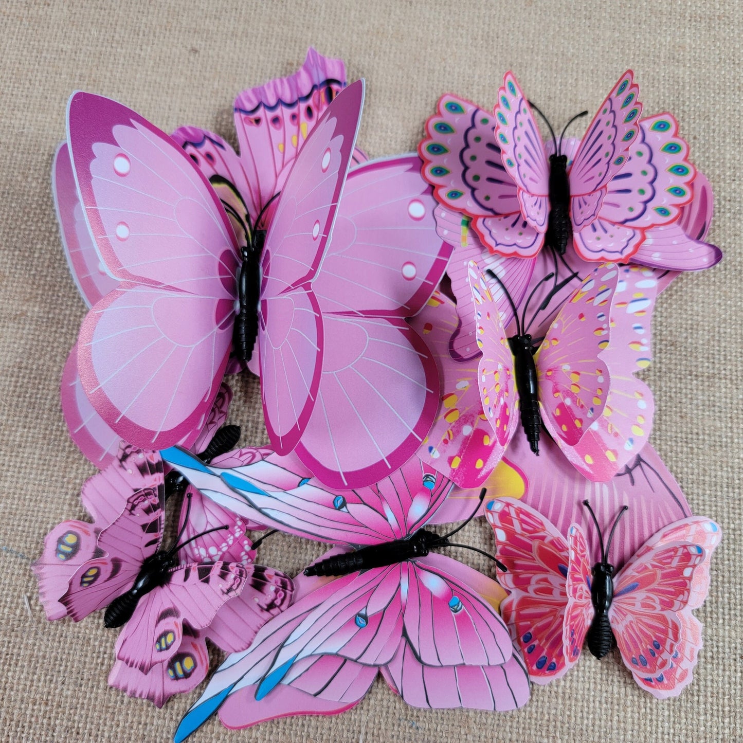 3D Butterfly Wall Decals: DIY Removable PVC Wedding Decor (12pcs/set)