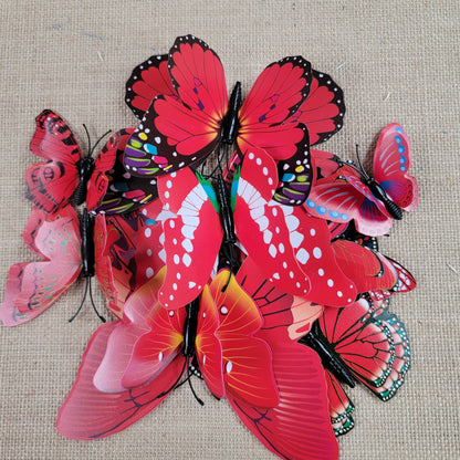 3D Butterfly Wall Decals: DIY Removable PVC Wedding Decor (12pcs/set)