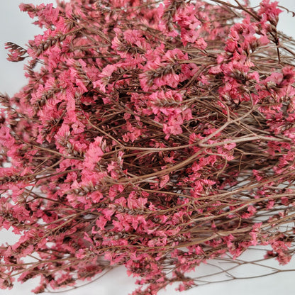Pink Purple Preserved German Statice, Limonium Dried Flower, Crystal flowers, Wedding, DIY flower arranging, 19"-20"tall