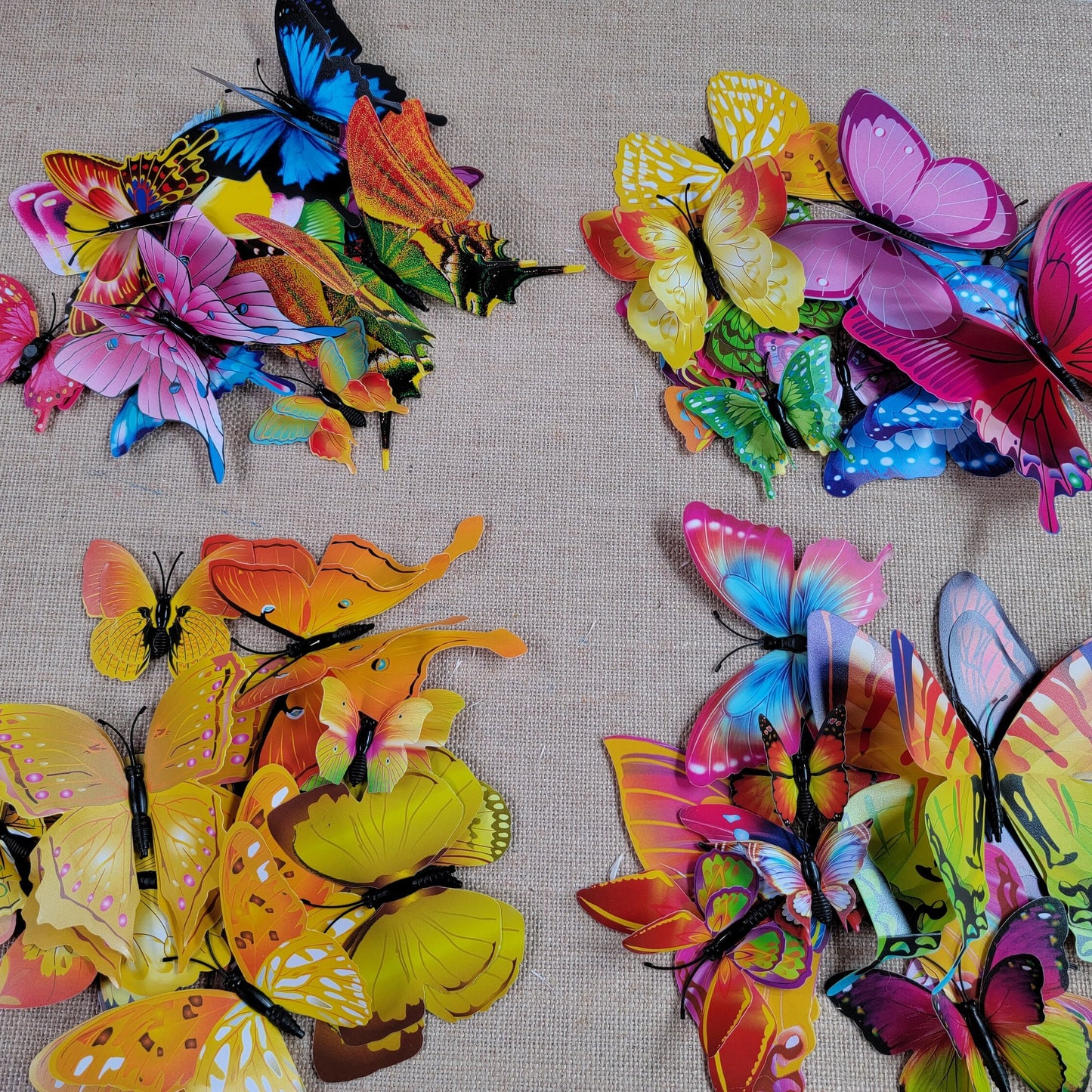 3D Butterfly Wall Decals: DIY Removable PVC Wedding Decor (12pcs/set)