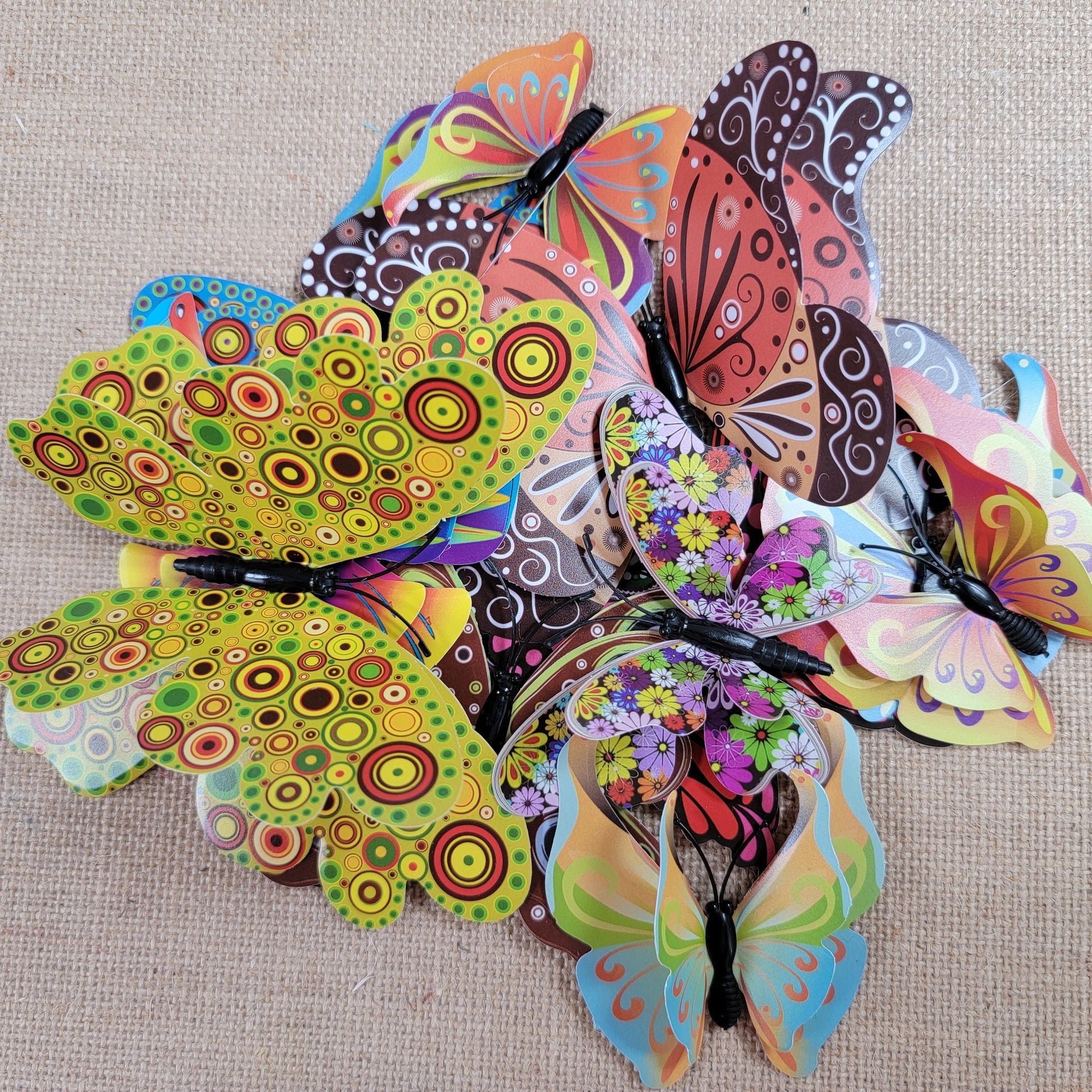 3D Butterfly Wall Decals: DIY Removable PVC Wedding Decor (12pcs/set)
