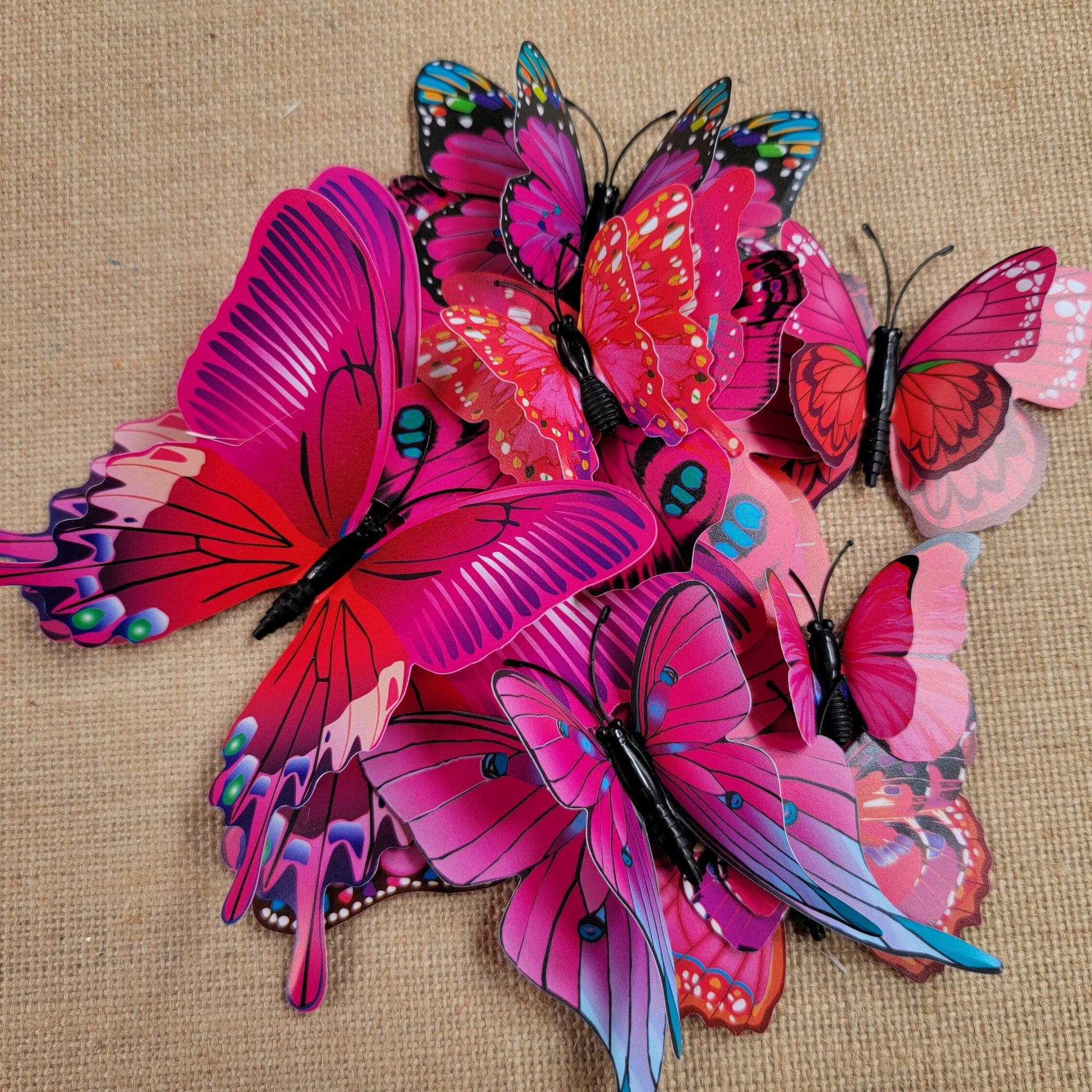 3D Butterfly Wall Decals: DIY Removable PVC Wedding Decor (12pcs/set)