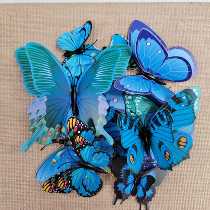 3D Butterfly Wall Decals: DIY PVC Art, Wedding & Kids Room Decor (12pcs/set)