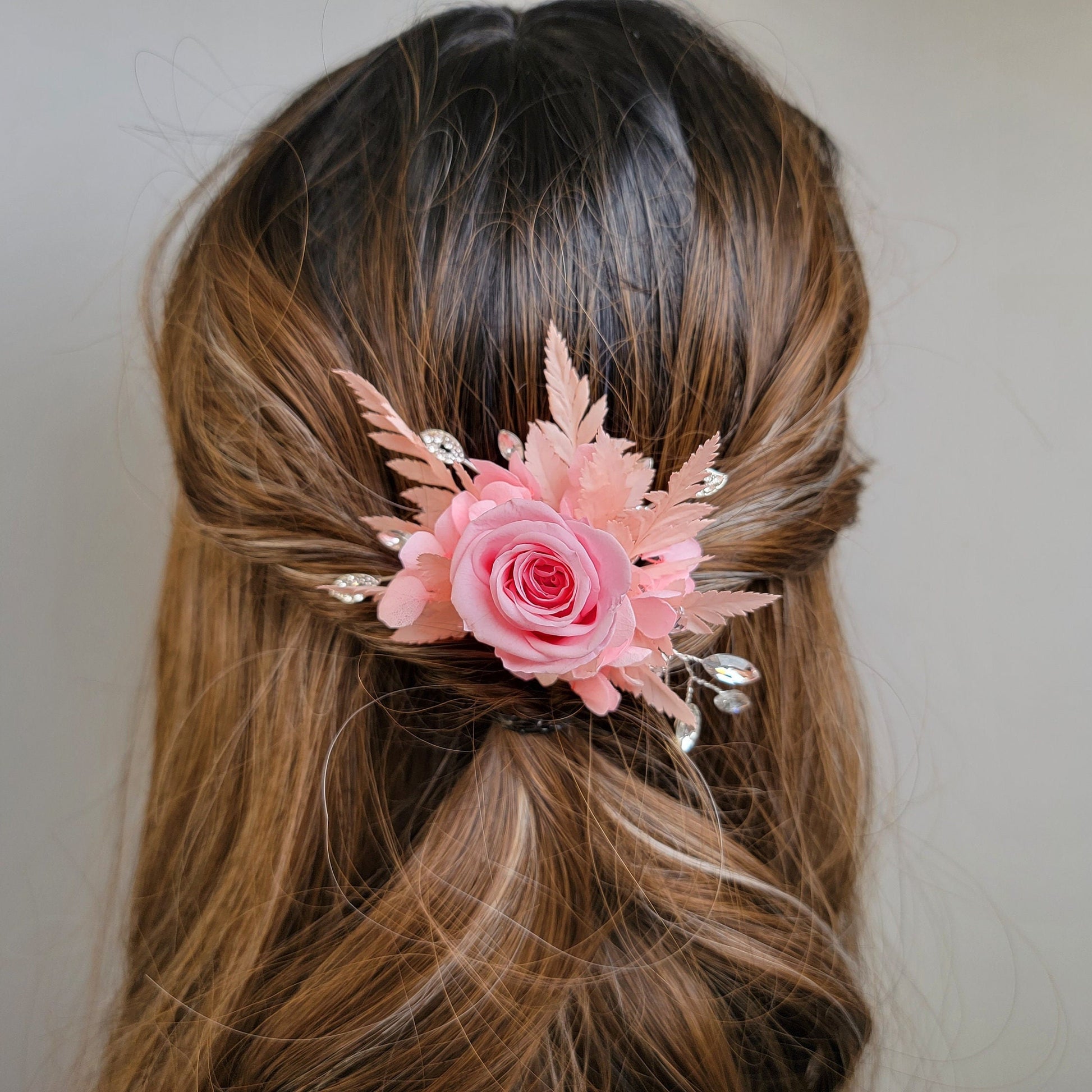 12 Hot Pink Preserved Rose Heads: DIY Wedding & Home Decor