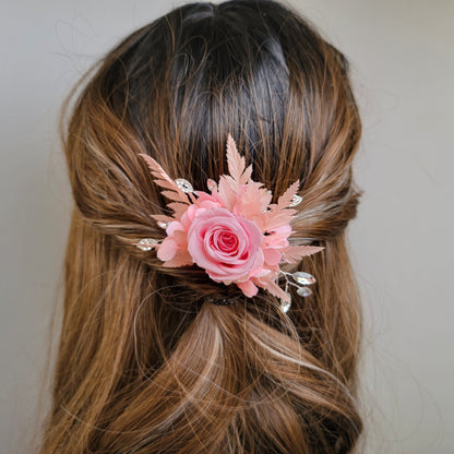 12 Hot Pink Preserved Rose Heads: DIY Wedding & Home Decor