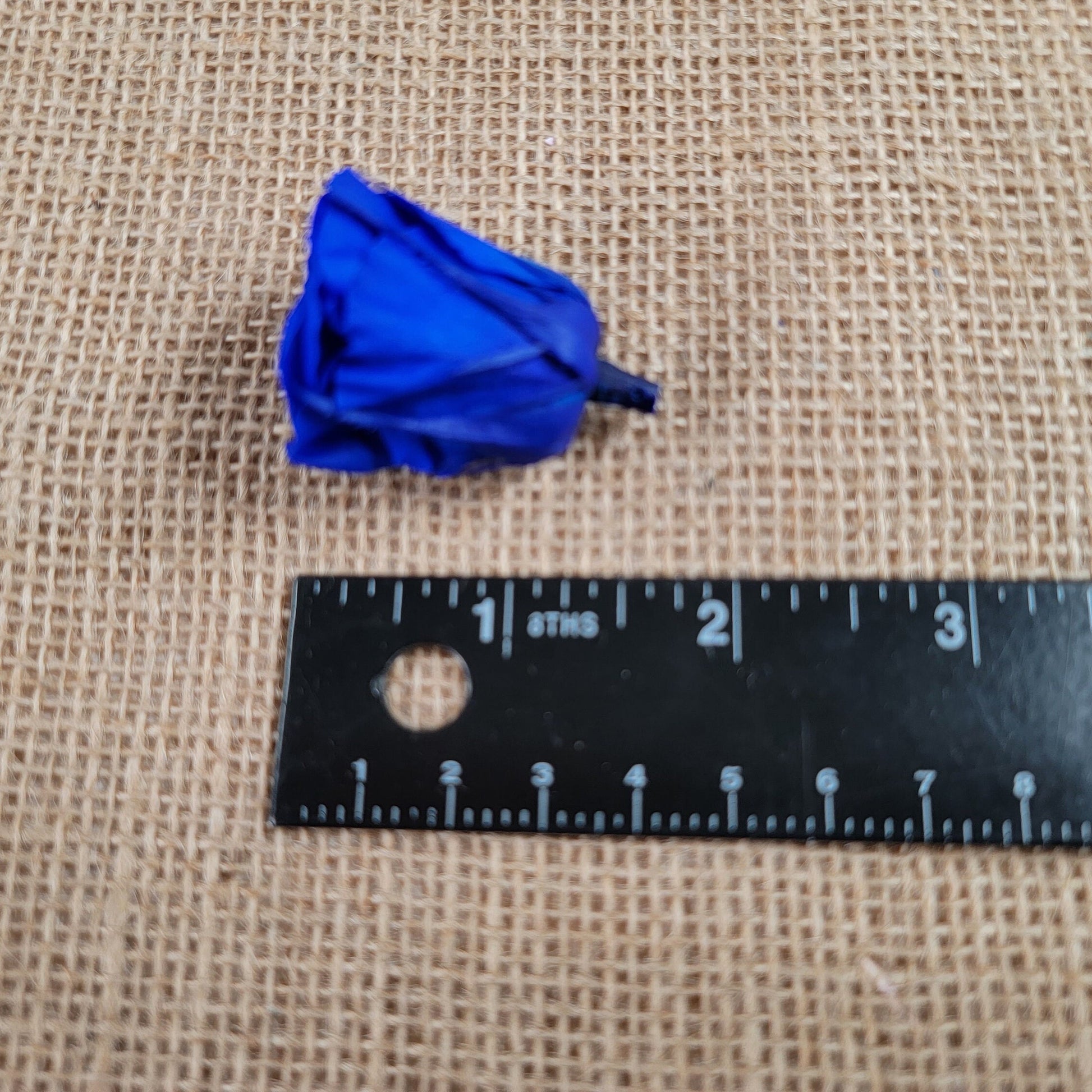Blue Preserved Roses: Wedding Bouquet, Prom Decor - 21 Pack