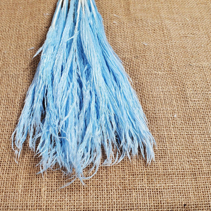 20" Pastel Pampas Grass Stems: Pink, Blue, Purple, White - Wedding Floral Decor