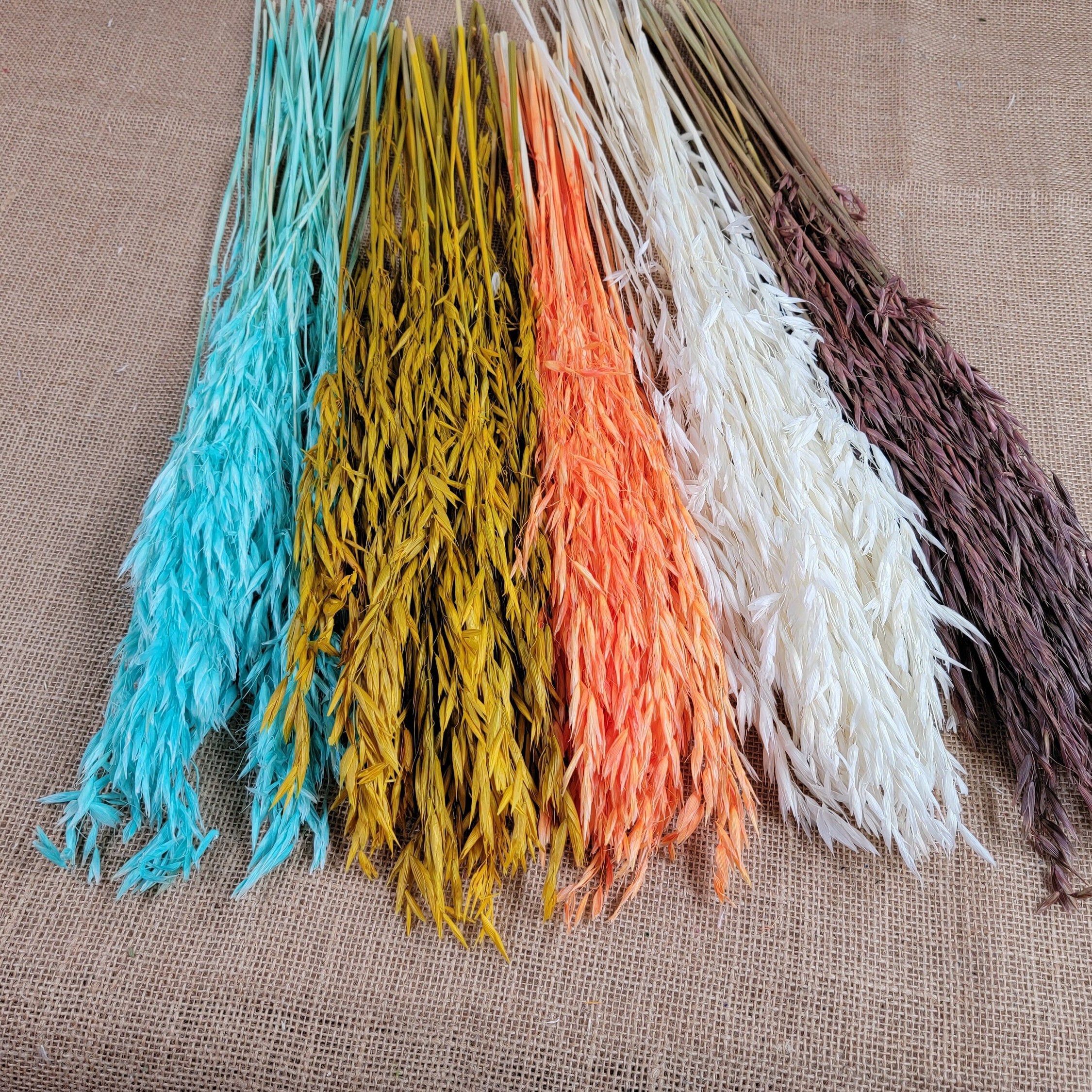 Dried Oats Flower Bundle: Home & Wedding Decor, 20 Stems