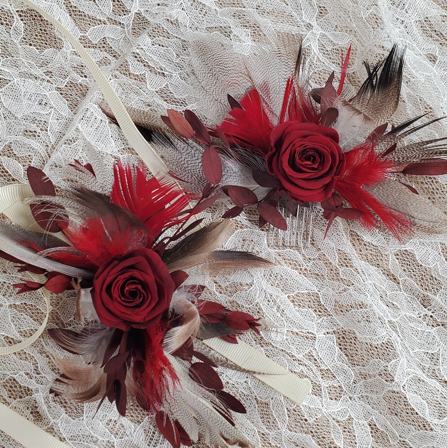 21 Red Preserved Roses / Prom, Mother's Day Flowers, Wedding Decor, Red Roses For Bouquet, Vase, Home Decor & DIY Floral Arrangements