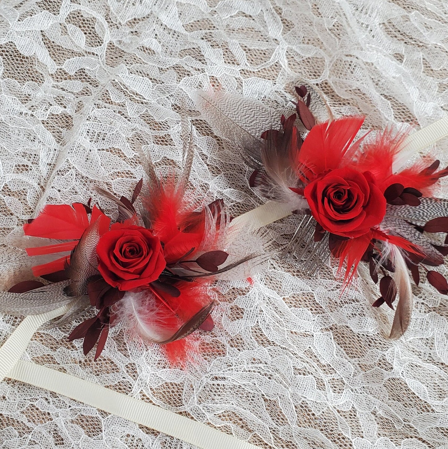 21 Red Preserved Roses / Prom, Mother's Day Flowers, Wedding Decor, Red Roses For Bouquet, Vase, Home Decor & DIY Floral Arrangements