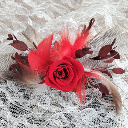 21 Red Preserved Roses / Prom, Mother's Day Flowers, Wedding Decor, Red Roses For Bouquet, Vase, Home Decor & DIY Floral Arrangements