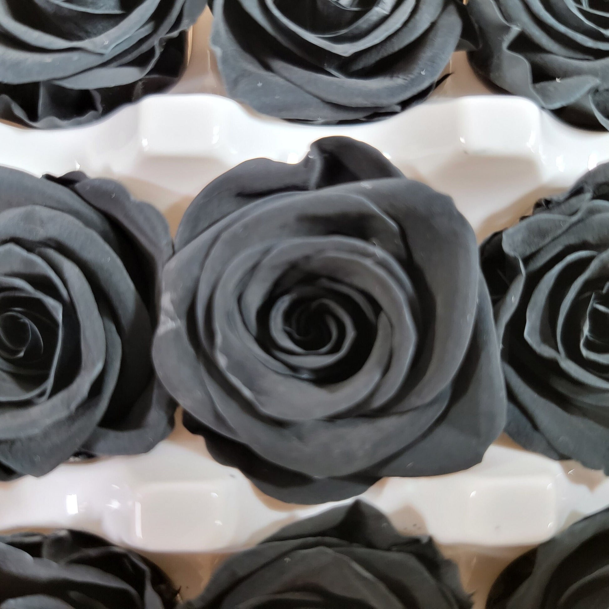 Black Rose Corsage: Boho Dried Flower Wedding Wristlet or Hair Comb