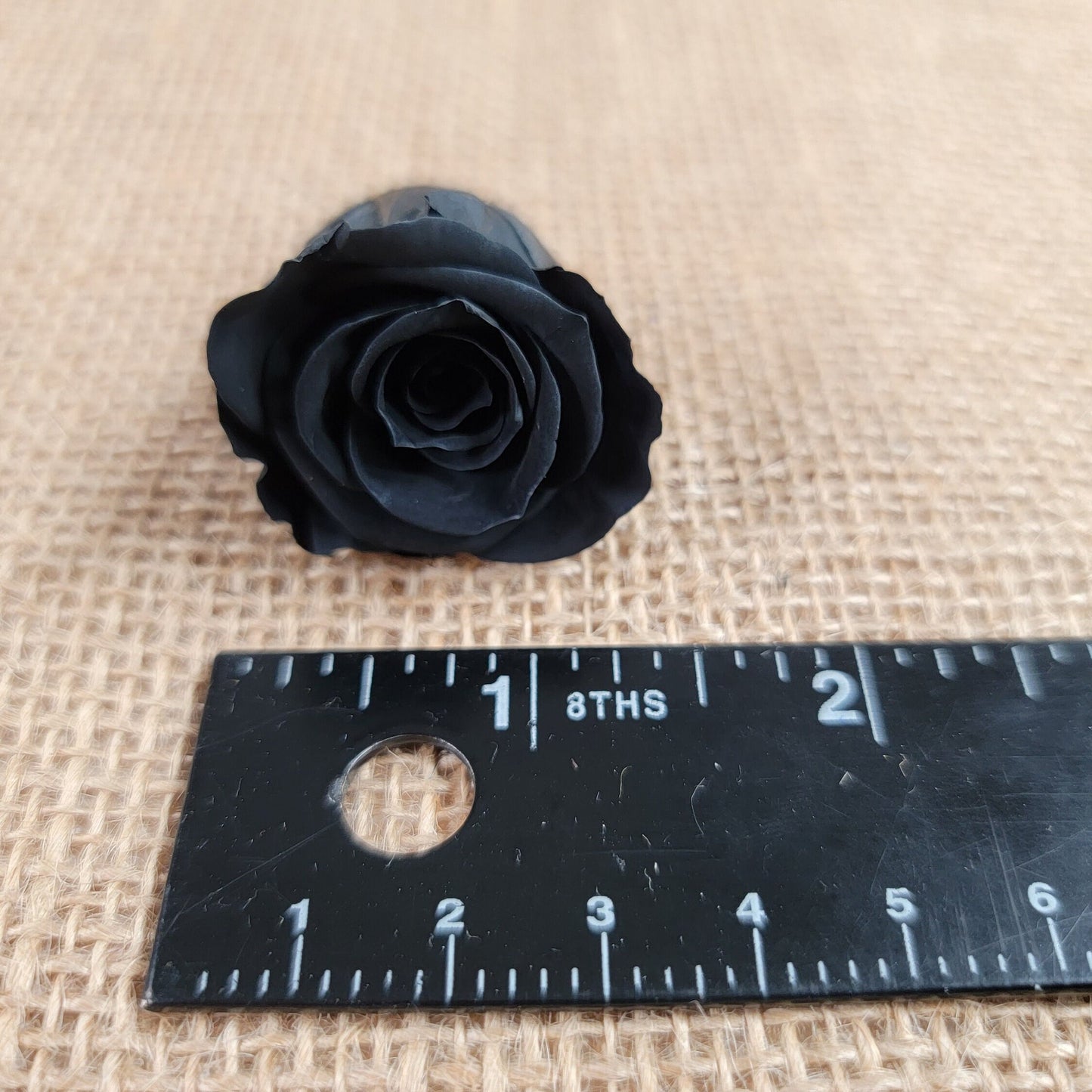 Black Preserved Rose Boutonniere: Wedding Prom Corsage