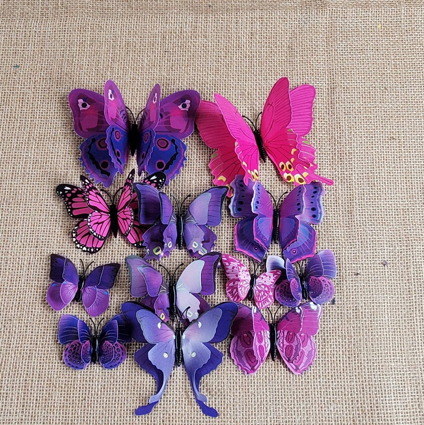 3D Butterfly Wall Decals: DIY Removable PVC Wedding Decor (12pcs/set)
