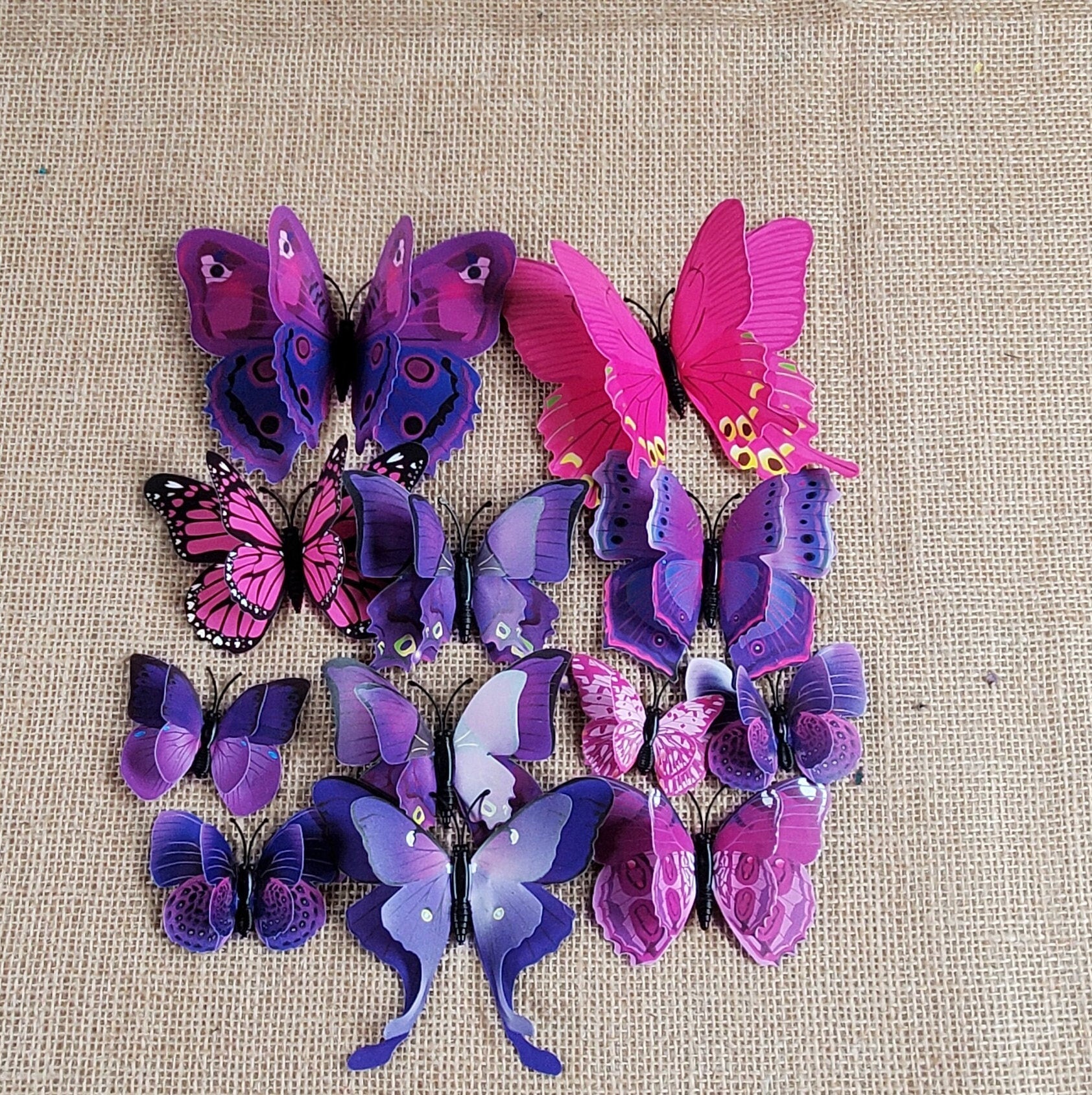 3D Butterfly Wall Decals: DIY Removable PVC Wedding Decor (12pcs/set)