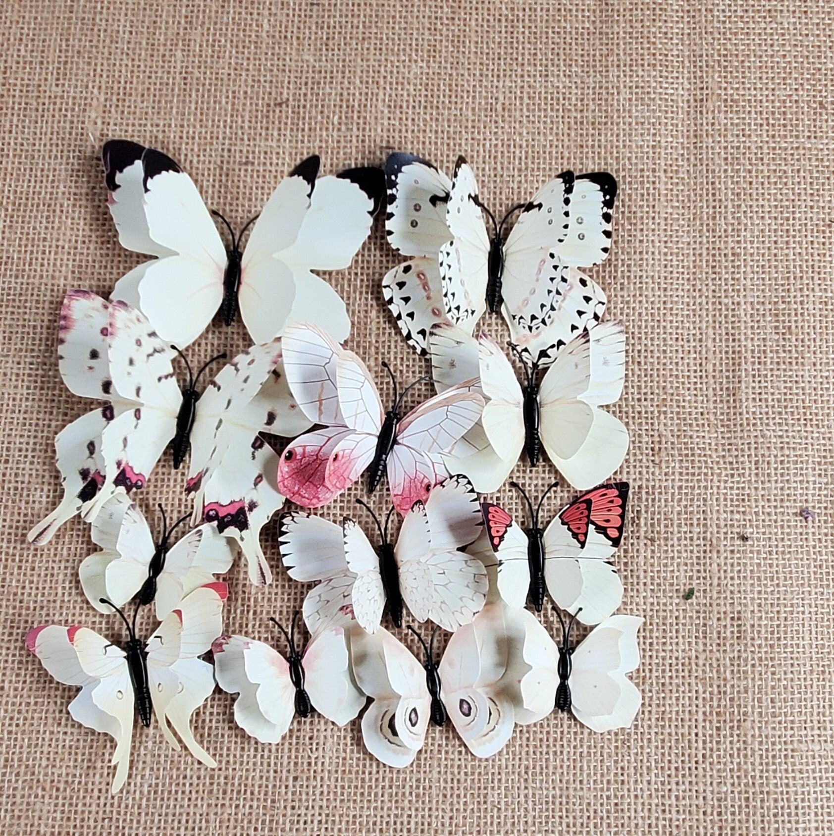 3D Butterfly Wall Decals: DIY Removable PVC Wedding Decor (12pcs/set)