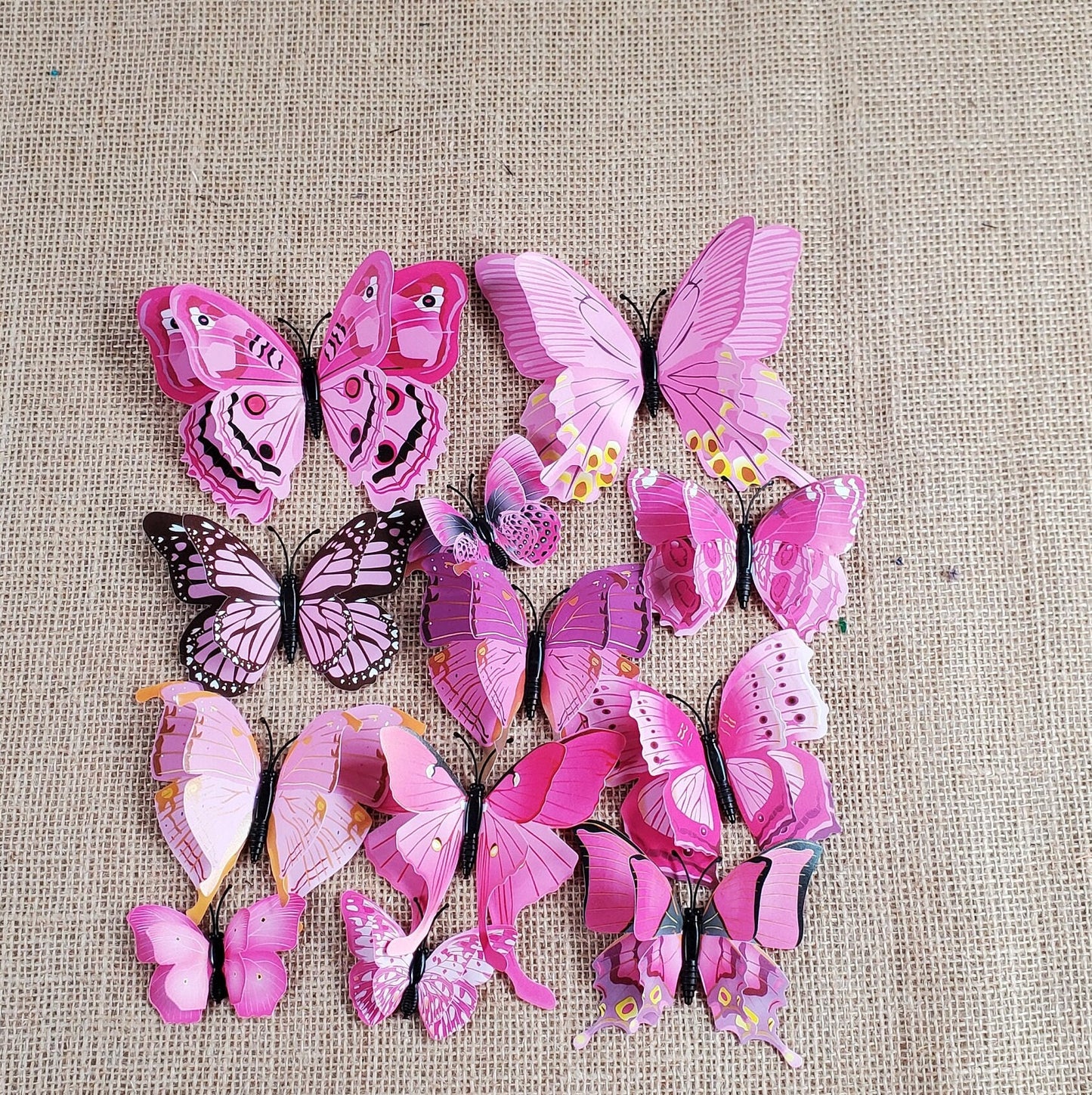 3D Butterfly Wall Decals: DIY Removable PVC Wedding Decor (12pcs/set)