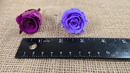 21 Violet Preserved Roses: DIY Floral Arrangements