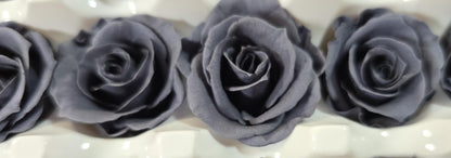 Black Preserved Roses - 21 Pack - Wedding, Prom, Christmas