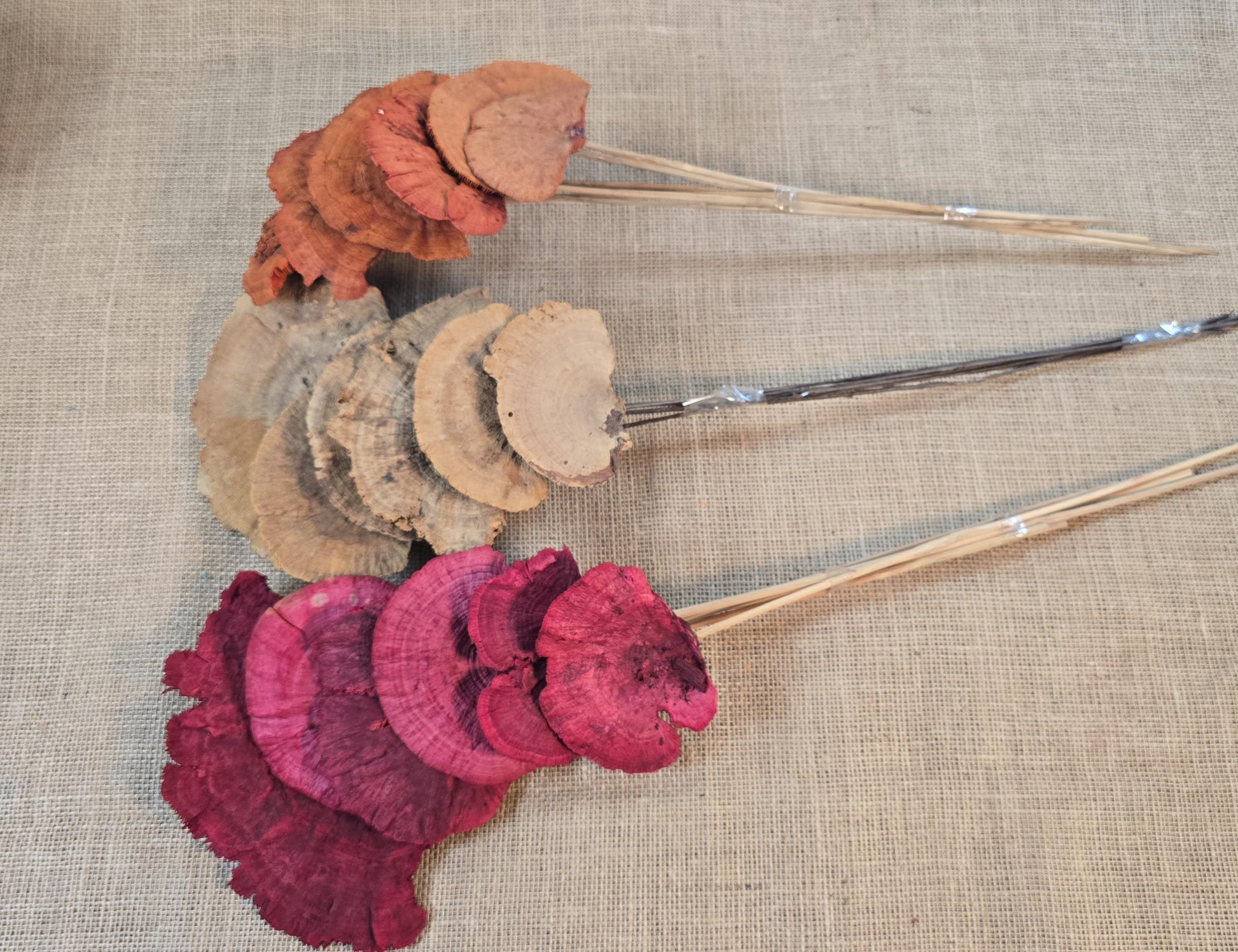 Dried Mushroom Bouquet - Wedding Flowers - Holiday Decor