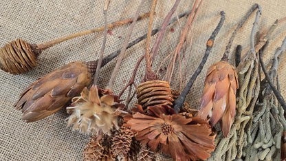 Exotic Dried Flower Bouquet, Natural Floral Arrangement