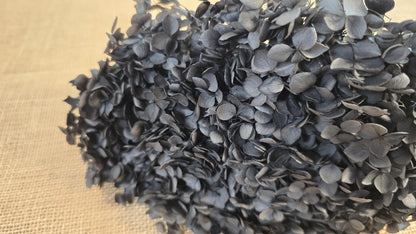 Black Preserved Hydrangea: Real Dried Wedding Flowers