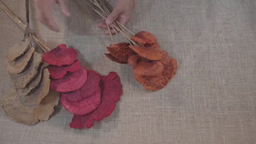 Dried Mushroom Bouquet - Wedding Flowers - Holiday Decor