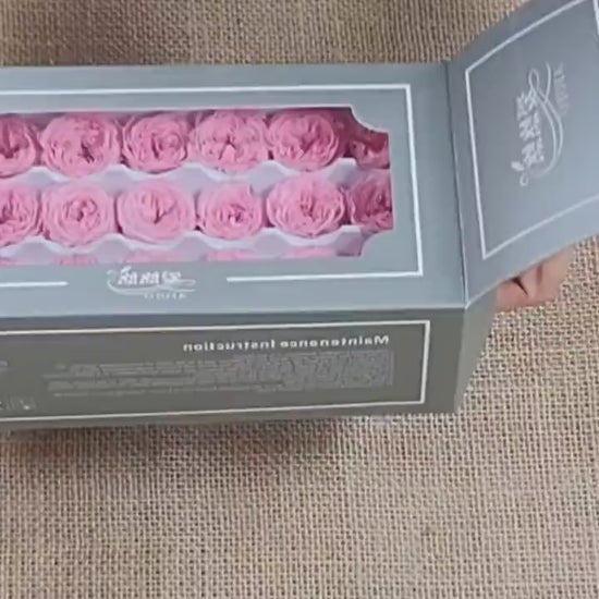 21 Preserved Roses Sweet Pink, Dried Flower / Prom, Mother's Day, Wedding Decor, Red Roses For Bouquet, Home Decor & DIY Floral Arrangements