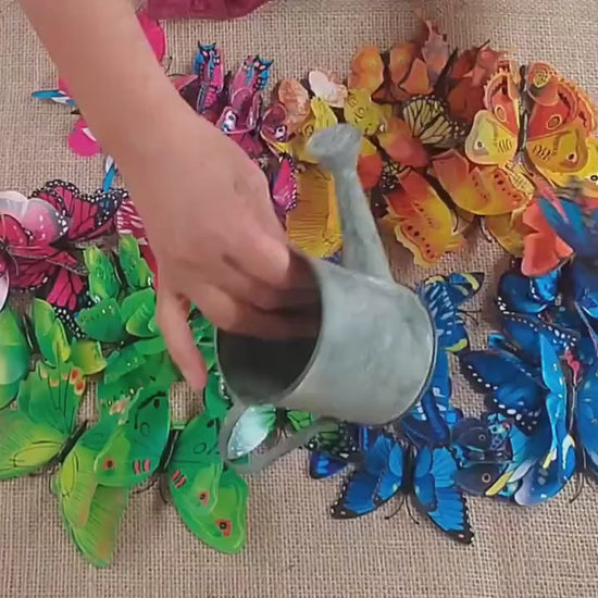 3D Butterfly Wall Decals: DIY PVC Art, Wedding Decor (12pcs/set)