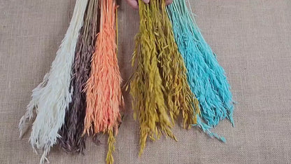 Dried Oats Flower Bundle: Home & Wedding Decor, 20 Stems