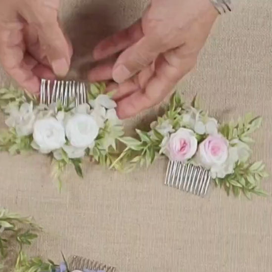 21 Pink & White Preserved Roses: DIY Wedding Floral Decor (8oz-2.5" Inches)