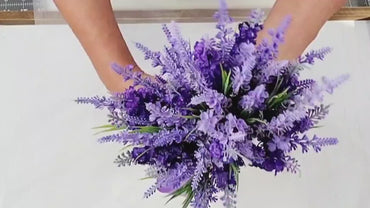 Artificial lavender bouquet for wedding/ prom