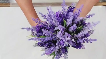 Artificial lavender bouquet for wedding/ prom
